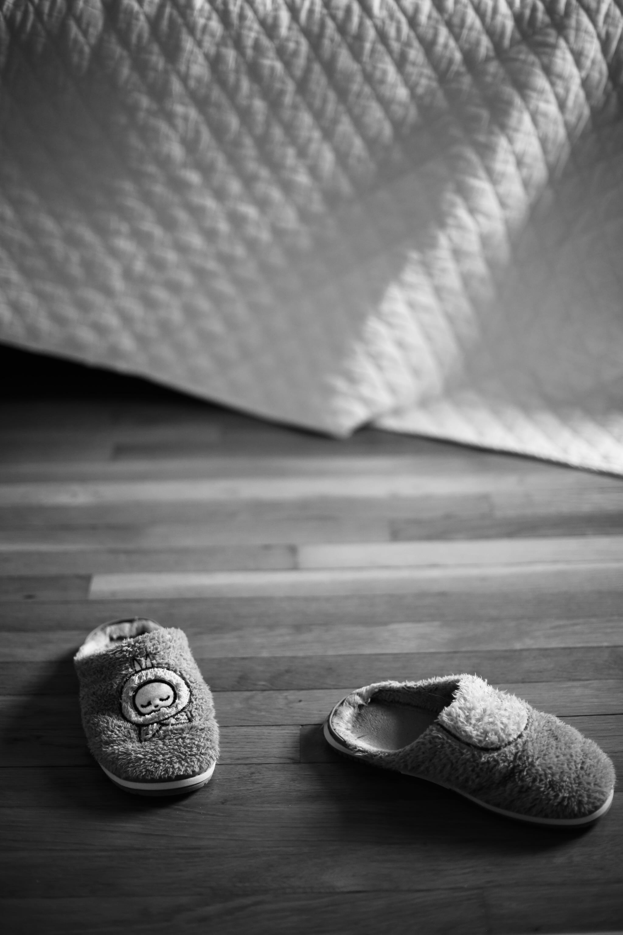 still warmth left in the slippers