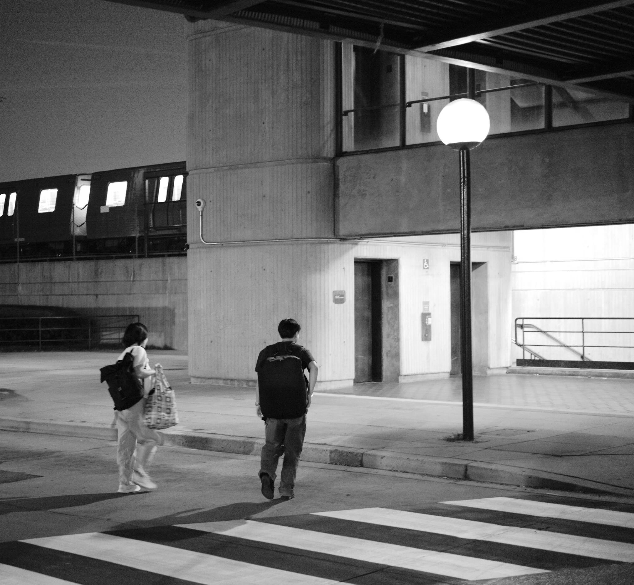 Emma & Kristen at Rockville Metro station